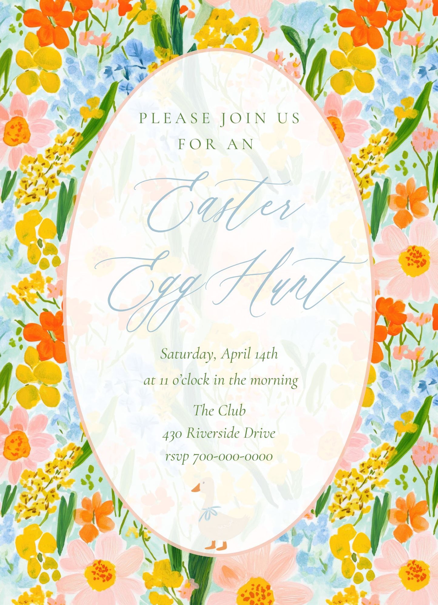 Spring Easter Invite