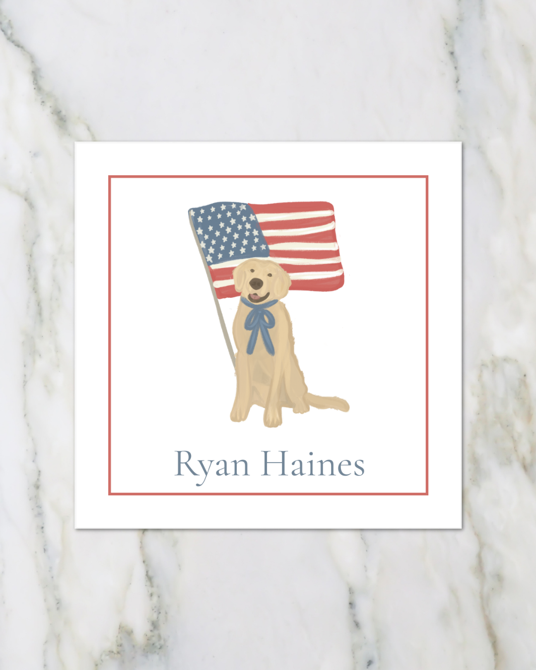 Back to School Bag Tag, boys best friend