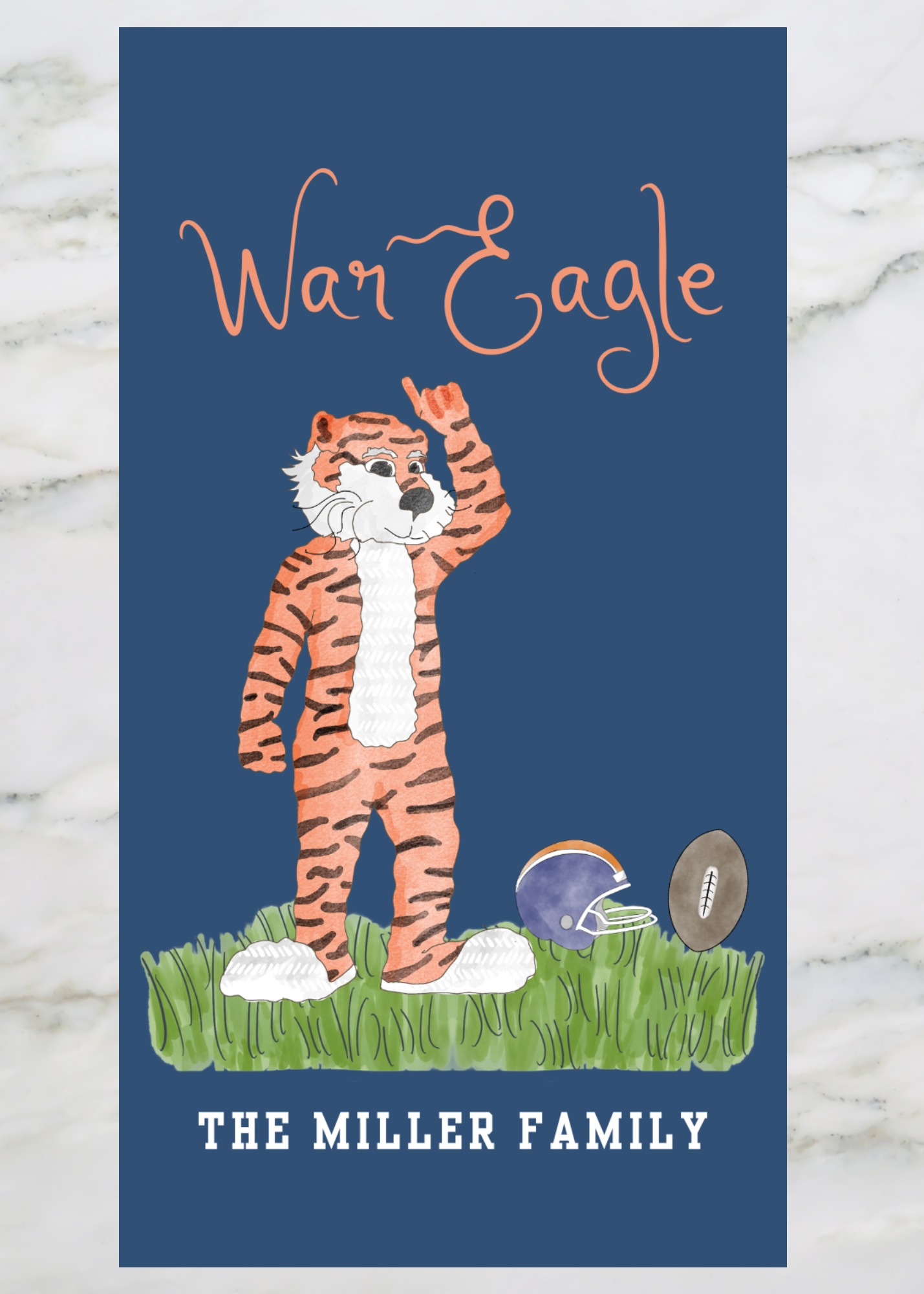 Auburn/Aubie Gift Tags