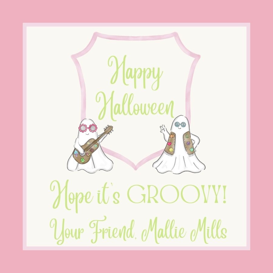 Feeling Groovy Halloween Gift Tags