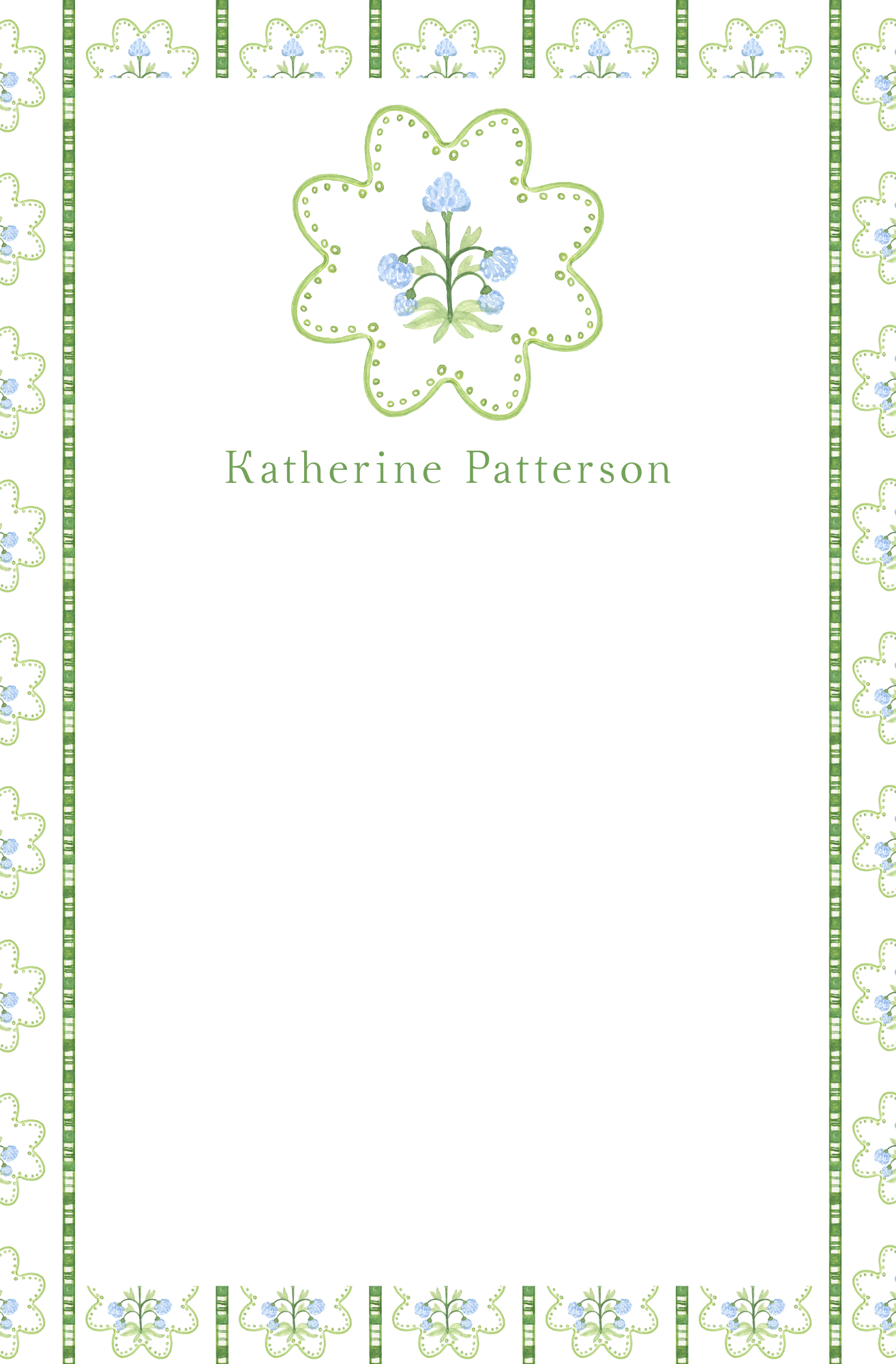 Botanical Blooms Notepad