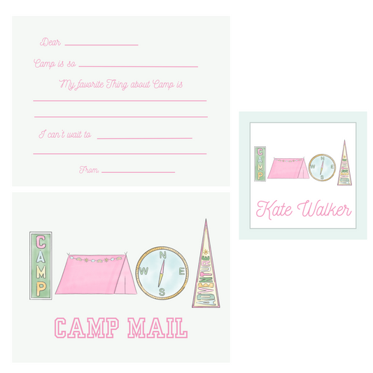 Girls Camp Stationery