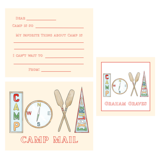 Boys Camp Stationery
