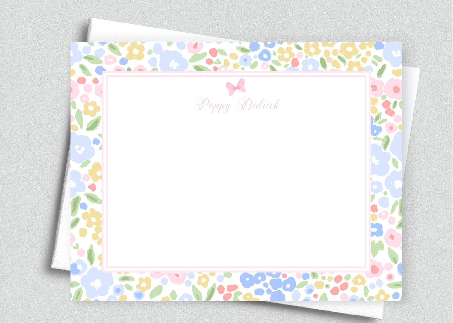 Baby Blooms Stationery