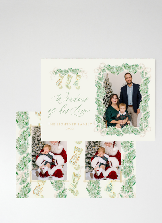 Wonders of His Love Holiday Card