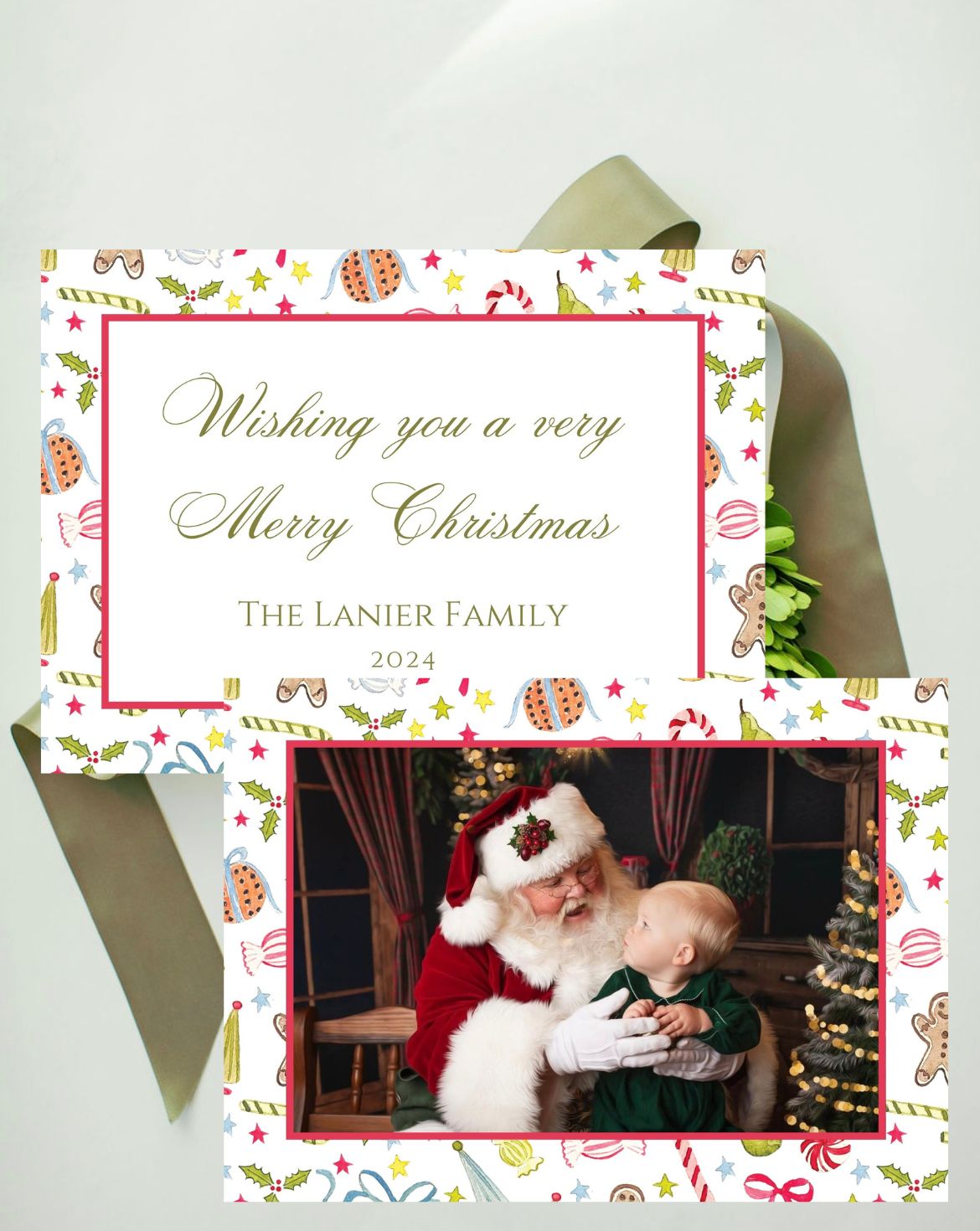 Twas the Night Before Photo Holiday Card