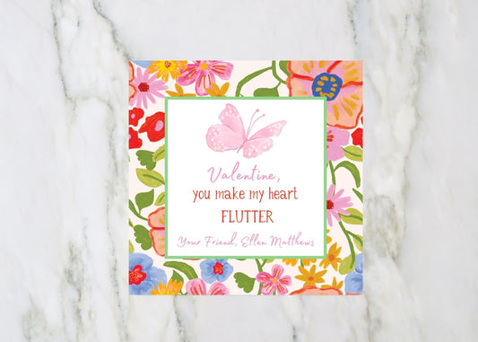 Valentine's Day Card, Butterflies