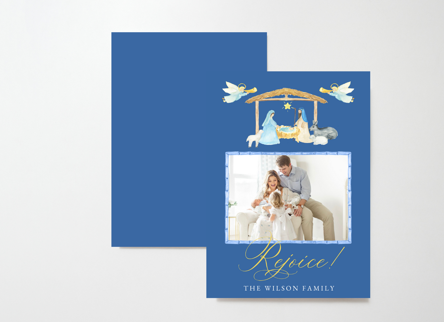 Watercolor Nativity Holiday Card