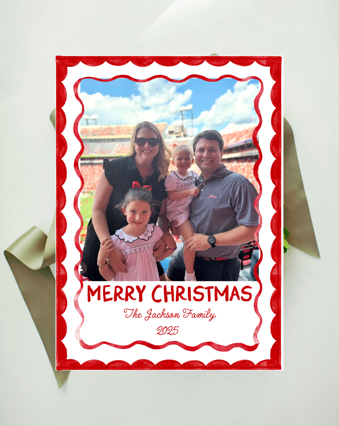 Squiggle Fun Holiday Card