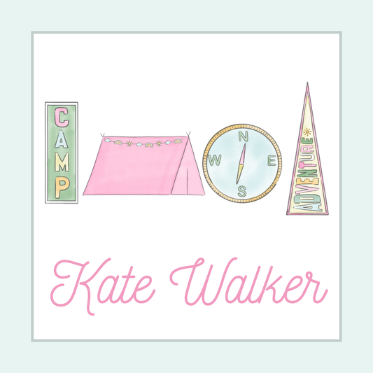 Girls Camp Bag Tag