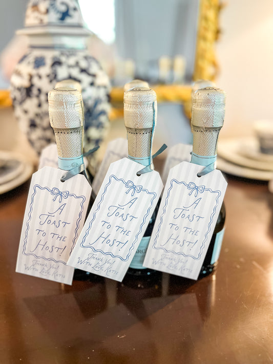 A Toast to the Host Gift Tags (more colors)