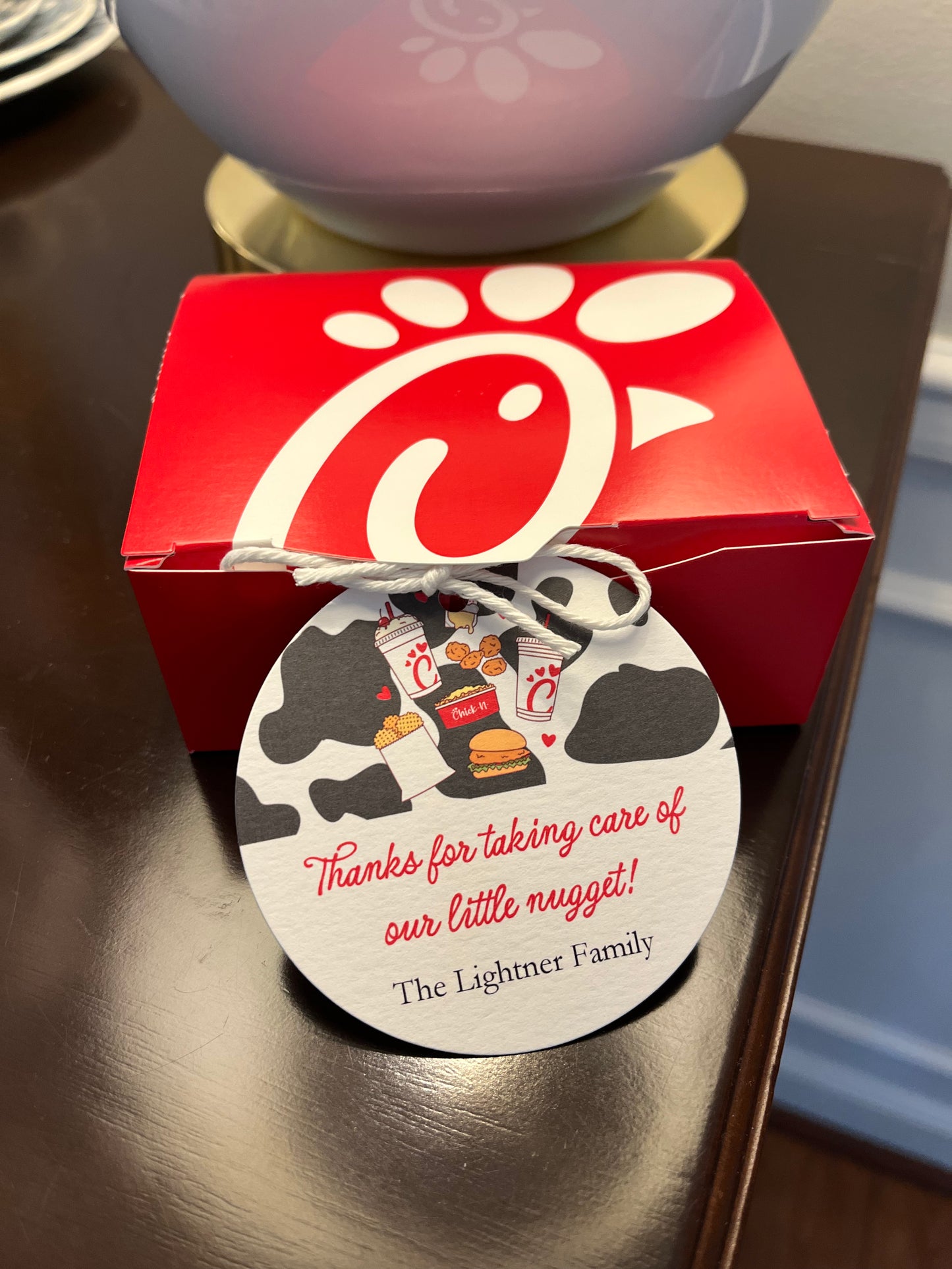 Our little nugget Gift Tag