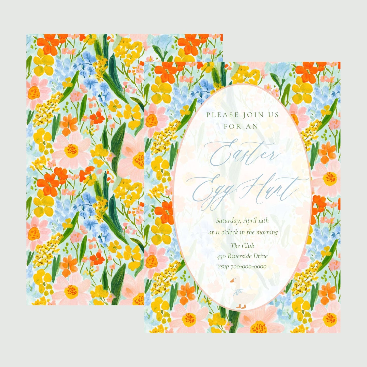 Spring Easter Invite