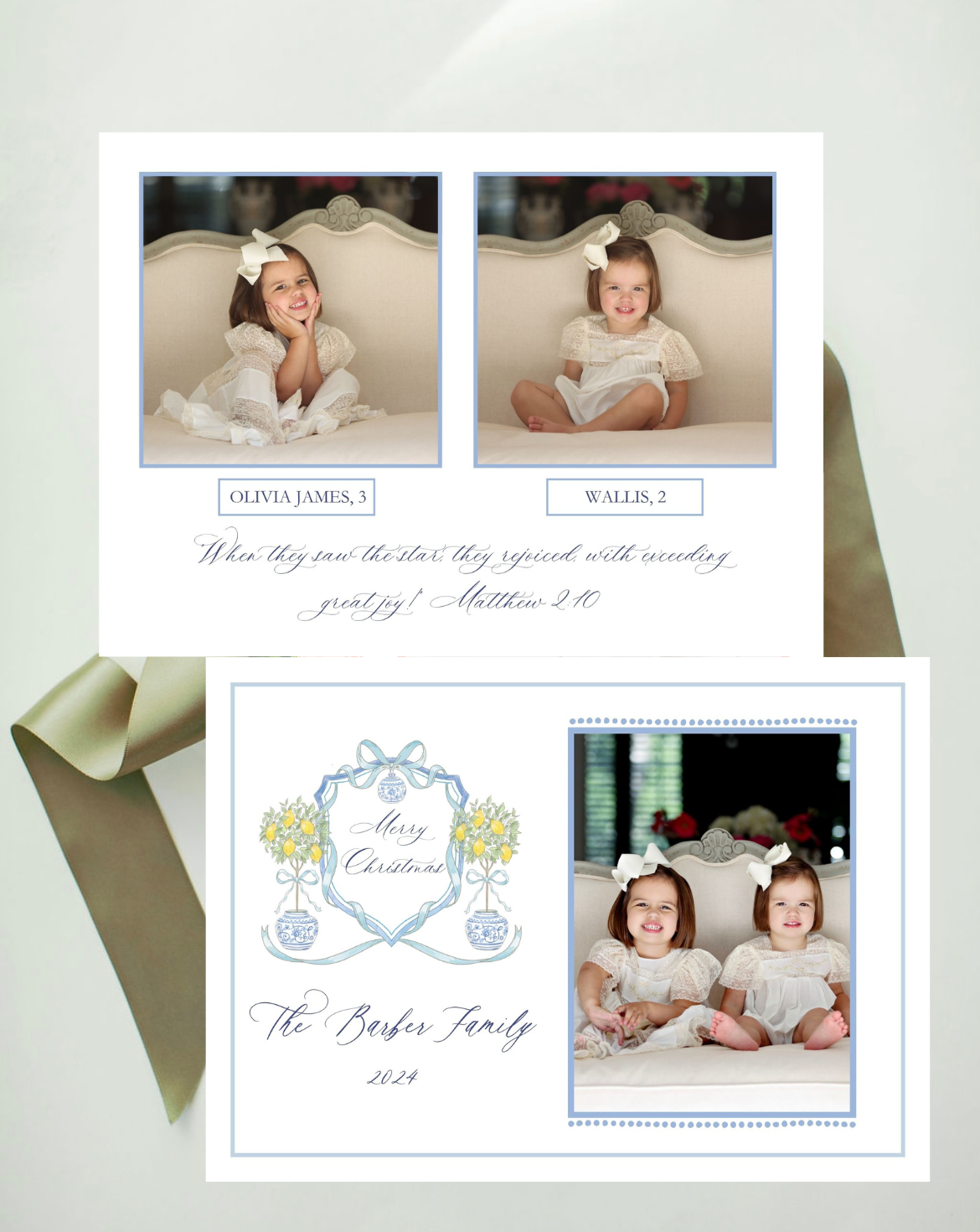 Matthew 2:10 Holiday Card, option b