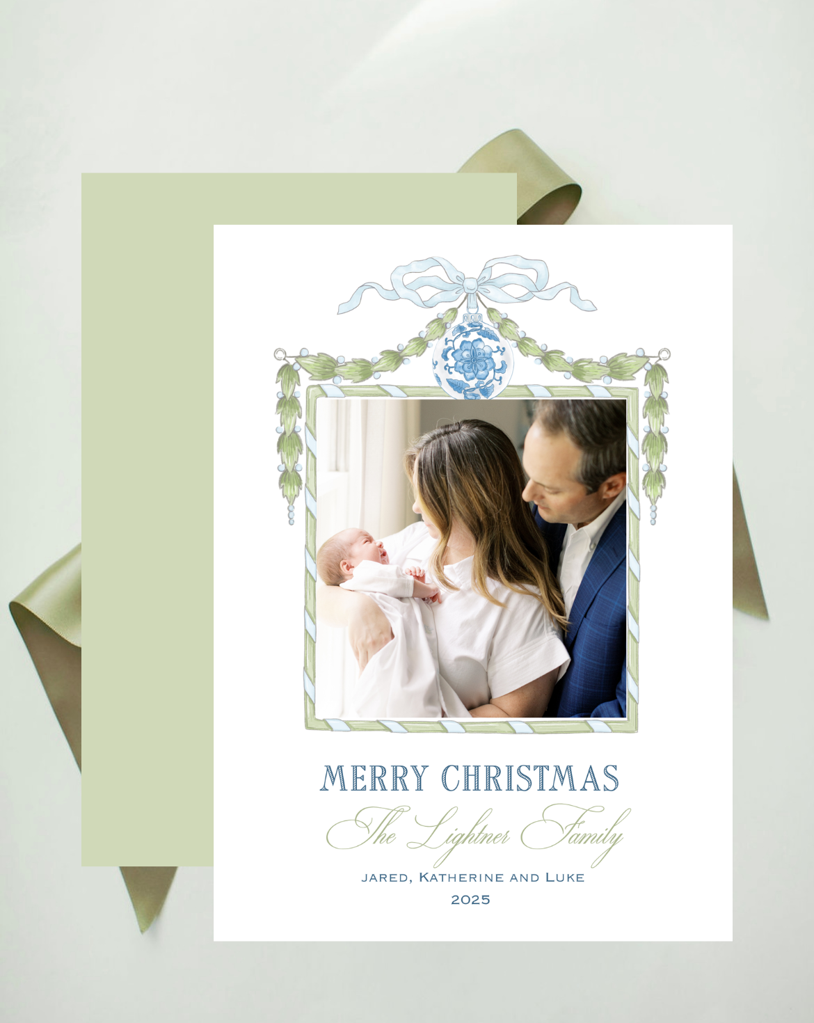 Garland Frame Holiday Card