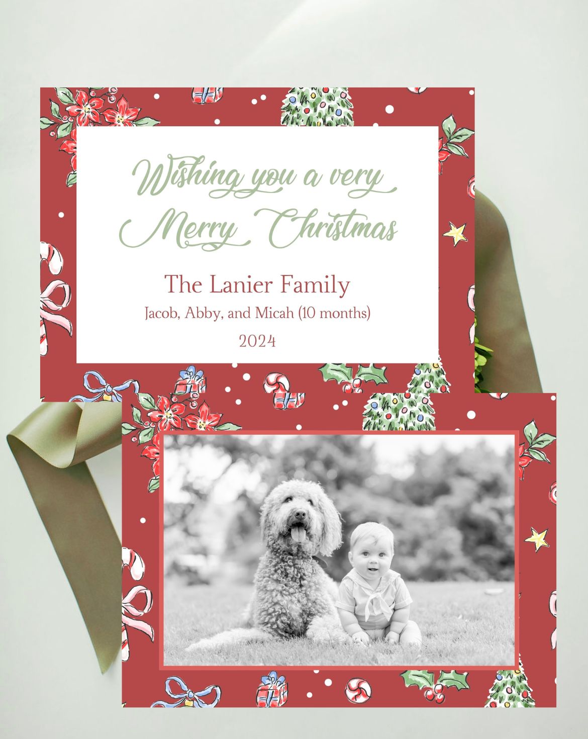 The Joys of Christmas Photo Card