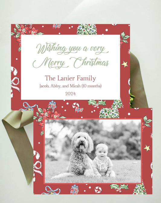 The Joys of Christmas Photo Card